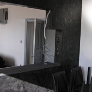 Térelválasztó akvárium 1. a leendő akvárium helye