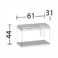 Juwel Primo 70 LED akvárium méretek